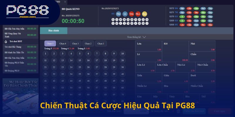 Chiến Thuật Cá Cược Hiệu Quả Tại PG88